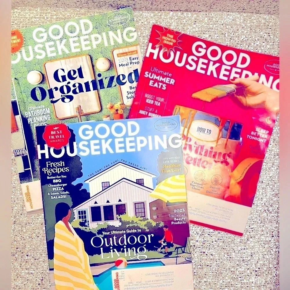 Good Housekeeping Magazines March‎ May June 2023 3 Issues